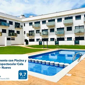 Con Piscina Y Jardin Espectacular Cala Sirenas - Nuevo Apartamento